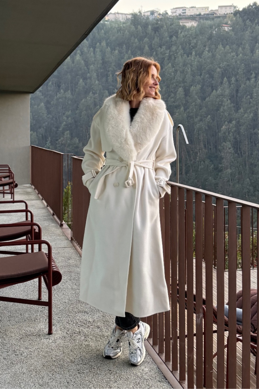 SOBRETUDO EM MISTURA DE LÃ | MARCIANO