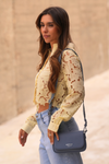 BLUSA DE RENDA FLORAL | SPACCIO BY CRISTINA