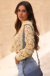 BLUSA DE RENDA FLORAL | SPACCIO BY CRISTINA