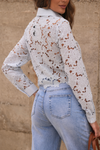 BLUSA DE RENDA FLORAL | SPACCIO BY CRISTINA