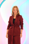 CONJUNTO 2 PEÇAS: BLAZER & CALÇAS FRANJAS | SPACCIO BY CRISTINA