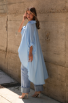 BLUSA AMPLA ASSIMÉTRICA | SPACCIO BY CRISTINA
