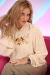 BLUSA FLORES BORDADAS | TWINSET