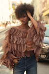 BLUSA PÉTALAS ORGANZA | SPACCIO BY CRISTINA