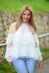 BLUSA FOLHOS | TWINSET