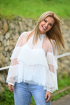 BLUSA FOLHOS | TWINSET