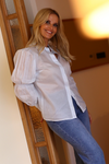 CAMISA COM MANGAS ABALOADAS | ELISABETTA FRANCHI