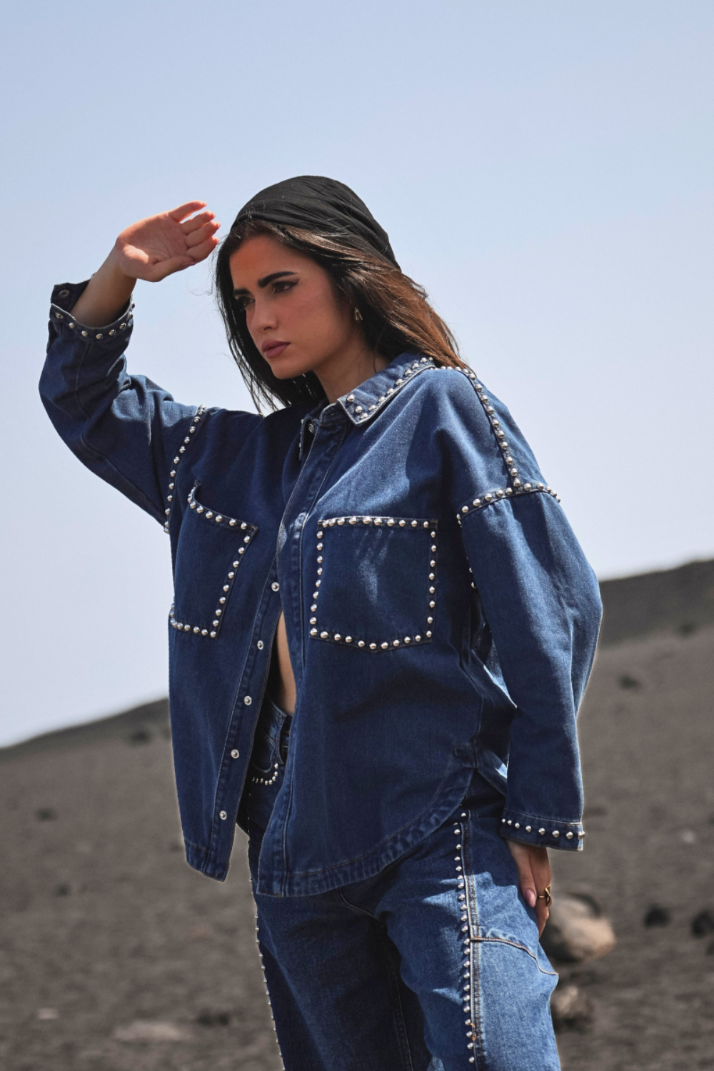 CAMISA OVERSIZED GANGA TACHAS | SPACCIO BY CRISTINA