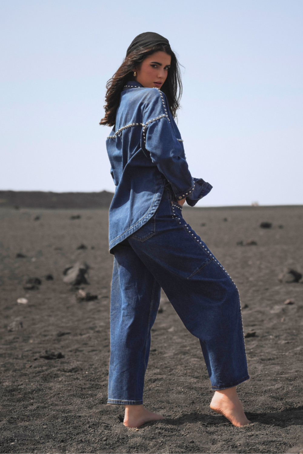 CAMISA OVERSIZED GANGA TACHAS | SPACCIO BY CRISTINA