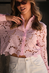 BLUSA DE RENDA FLORAL | SPACCIO BY CRISTINA