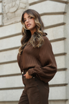 BLUSA FLUÍDA EM TECIDO TEXTURADO | SPACCIO BY CRISTINA