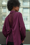CAMISA COM APLICAÇÃO DE RENDA | SPACCIO BY CRISTINA