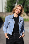 BLUSÃO DENIM BRILHANTES | SPACCIO BY CRISTINA