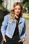 BLUSÃO DENIM BRILHANTES | SPACCIO BY CRISTINA