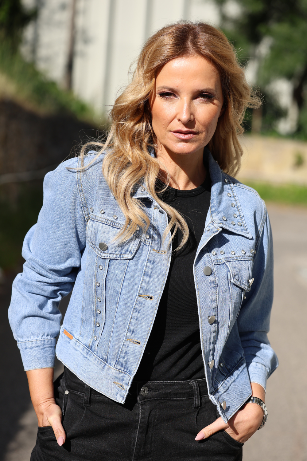 BLUSÃO DENIM BRILHANTES | SPACCIO BY CRISTINA