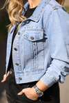 BLUSÃO DENIM BRILHANTES | SPACCIO BY CRISTINA