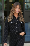 CASACO STRASS LOSANGE | SPACCIO BY CRISTINA