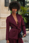 CONJUNTO 2 PEÇAS: BLAZER & CALÇAS FRANJAS | SPACCIO BY CRISTINA