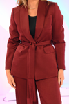 CONJUNTO 2 PEÇAS: BLAZER & CALÇAS FRANJAS | SPACCIO BY CRISTINA