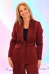 CONJUNTO 2 PEÇAS: BLAZER & CALÇAS FRANJAS | SPACCIO BY CRISTINA