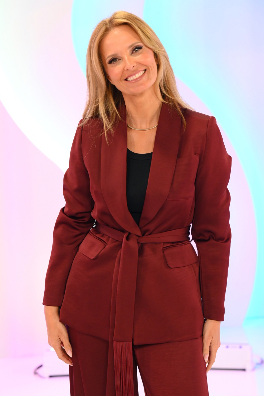CONJUNTO 2 PEÇAS: BLAZER & CALÇAS FRANJAS | SPACCIO BY CRISTINA