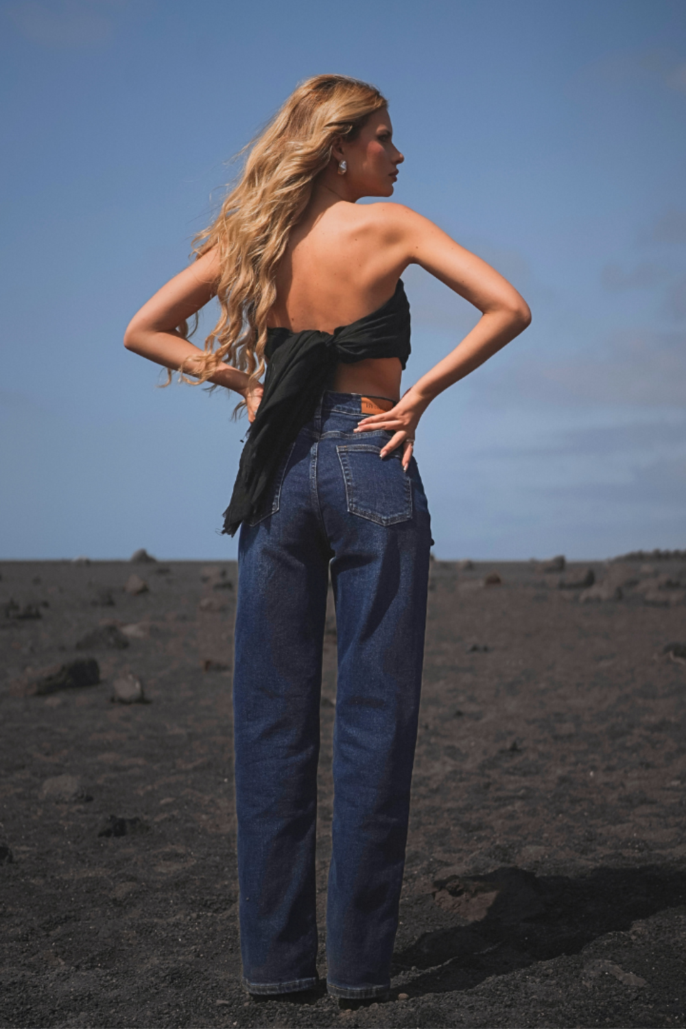 JEANS FLORES PRETAS | SPACCIO BY CRISTINA