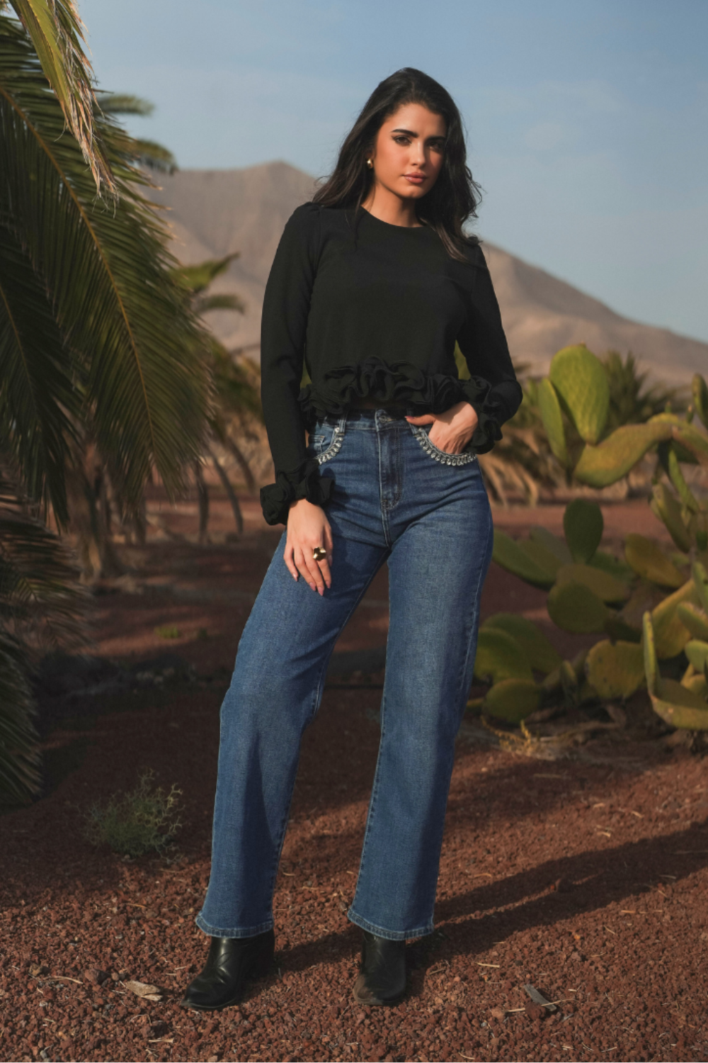 JEANS STRASS BOLSOS | SPACCIO BY CRISTINA