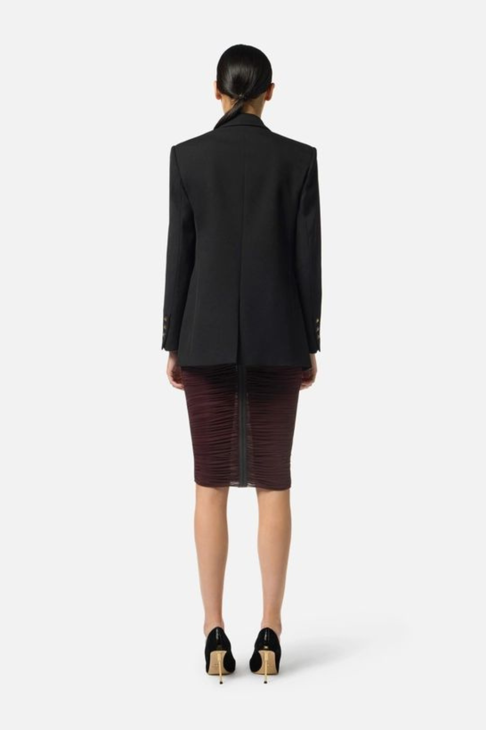 BLAZER PRETO ESTRUTURADO | ELISABETTA FRANCHI