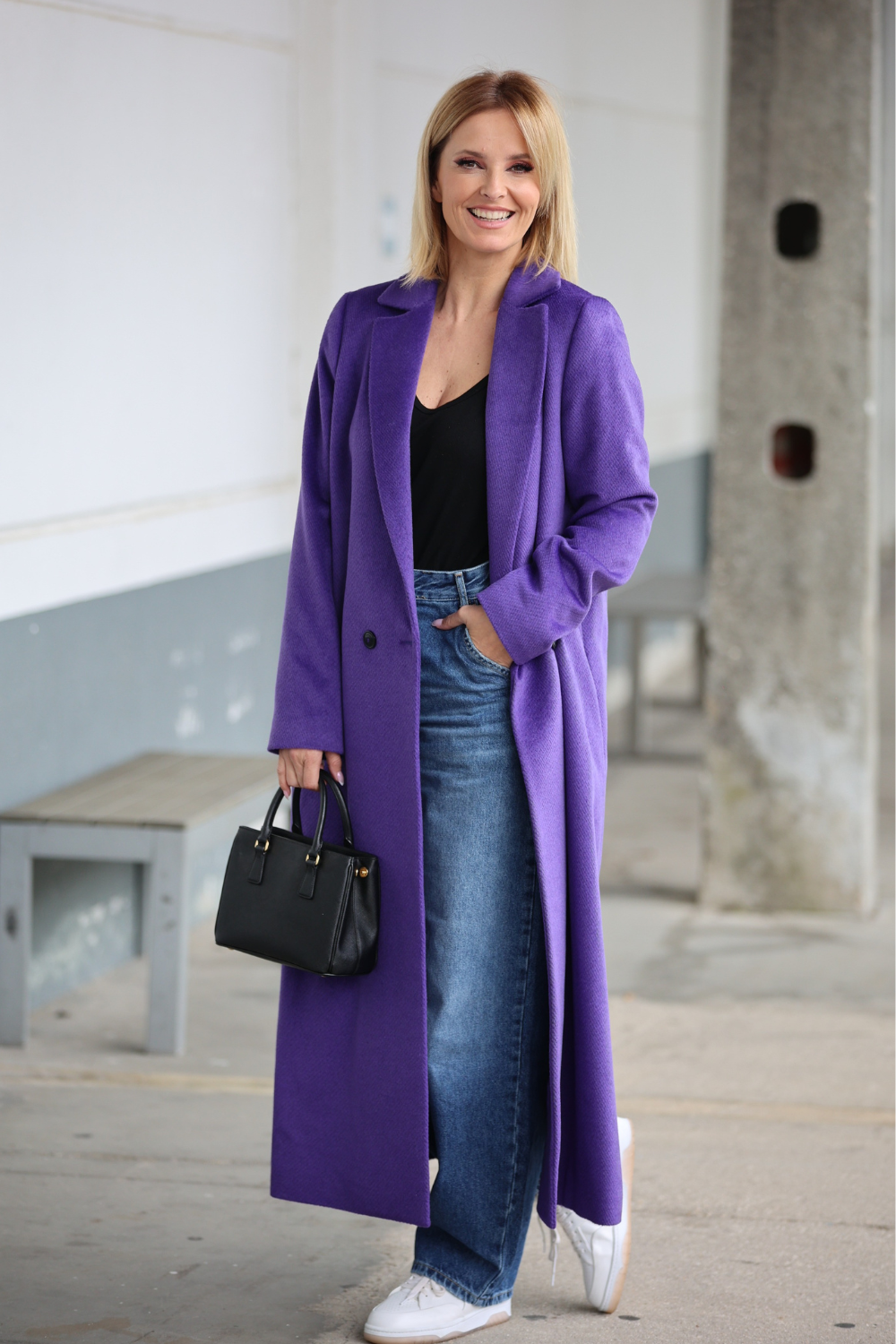 CASACO COMPRIDO ROXO | TWINSET