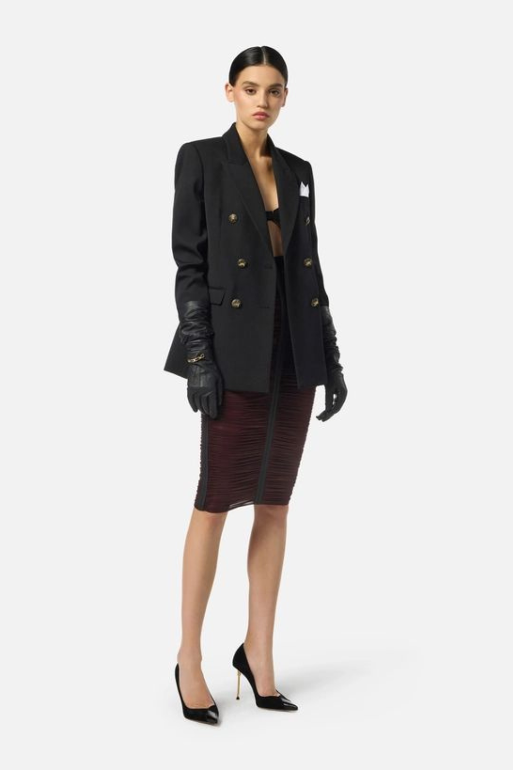 BLAZER PRETO ESTRUTURADO | ELISABETTA FRANCHI
