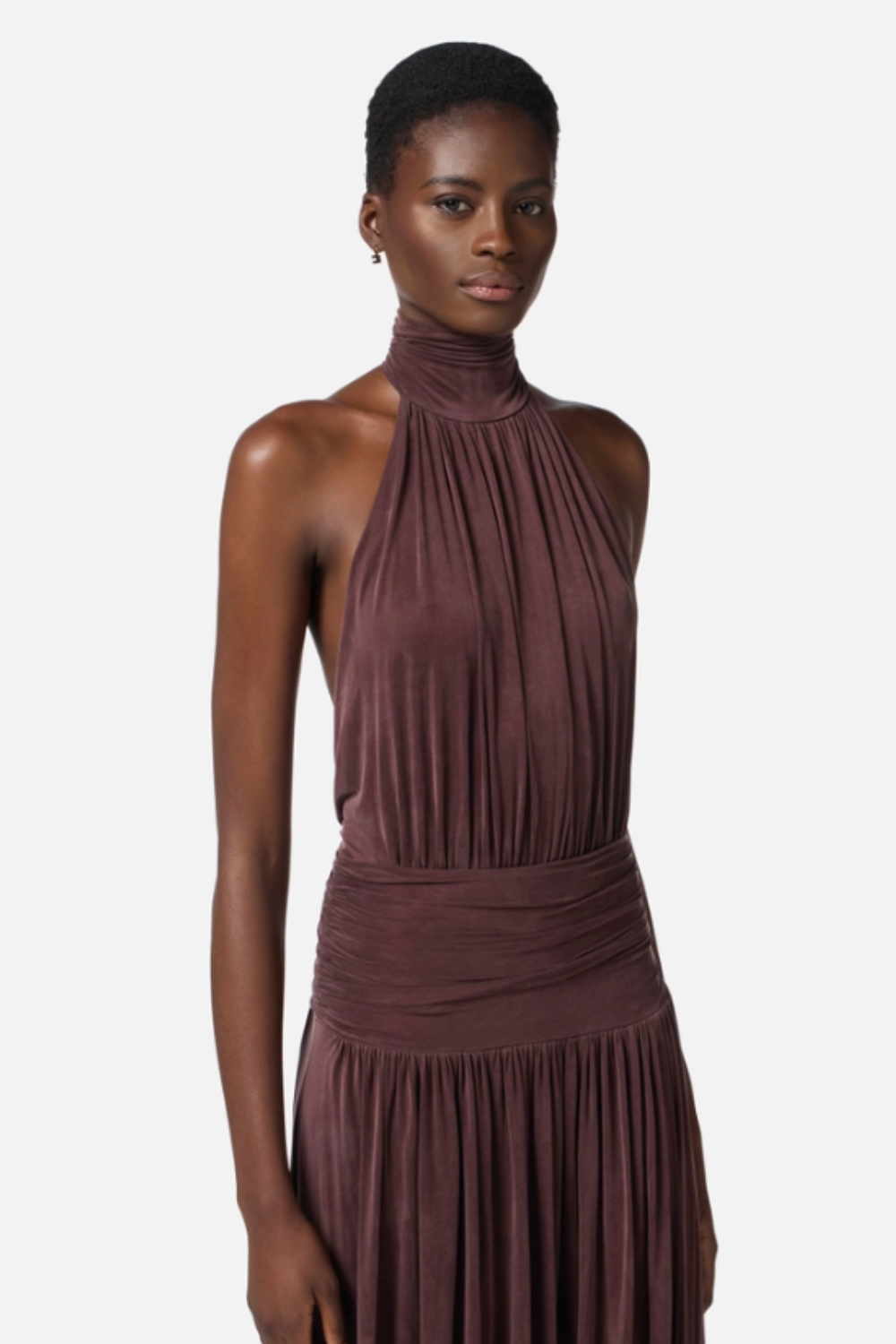VESTIDO COMPRIDO COSTAS ABERTAS | ELISABETTA FRANCHI
