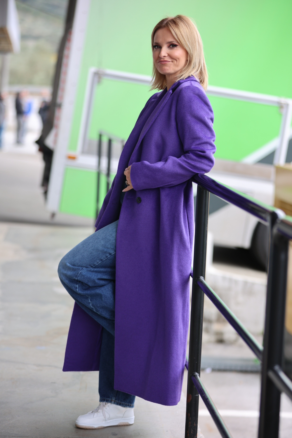 CASACO COMPRIDO ROXO | TWINSET