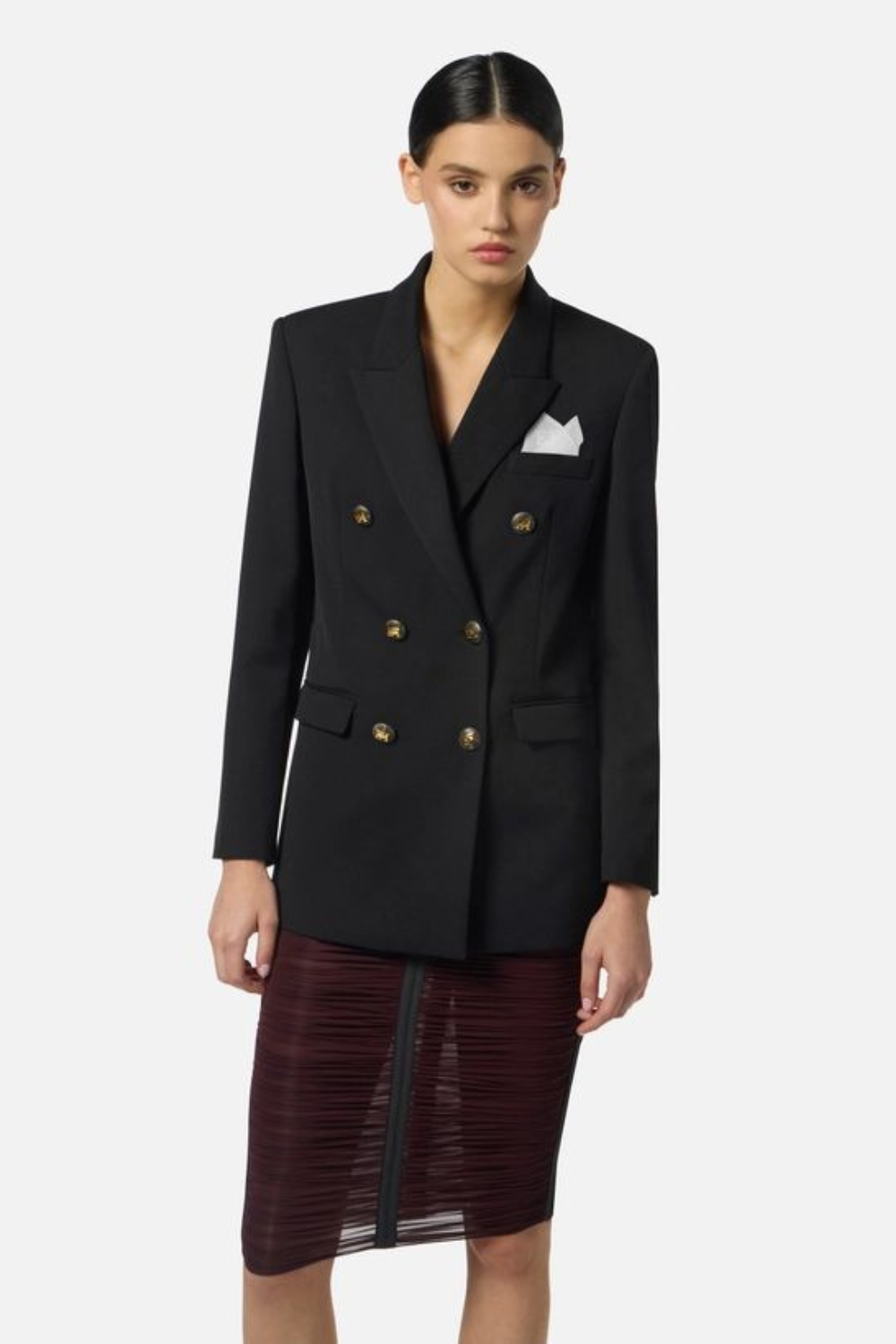 BLAZER PRETO ESTRUTURADO | ELISABETTA FRANCHI