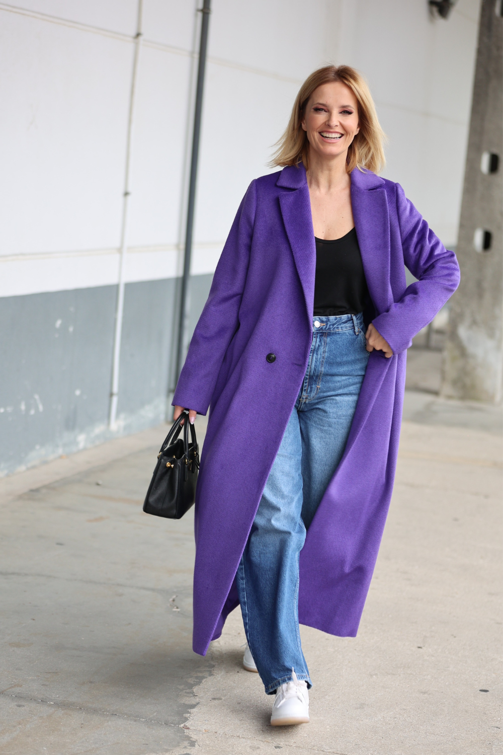 CASACO COMPRIDO ROXO | TWINSET