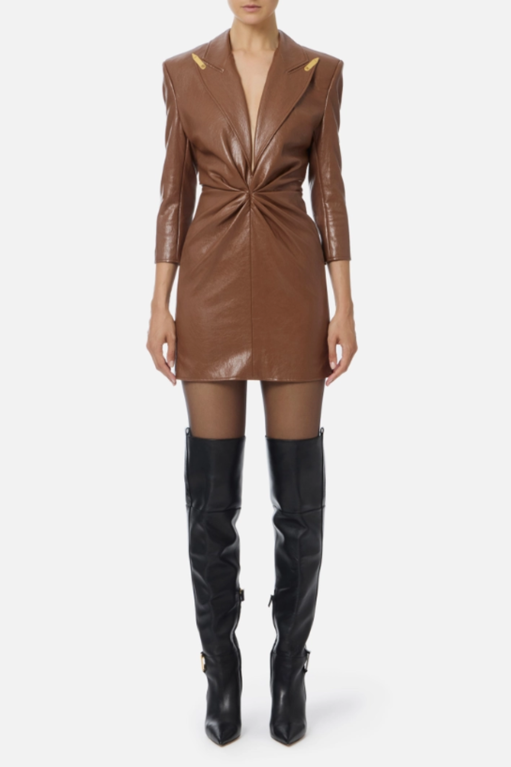 VESTIDO EFEITO COURO | ELISABETTA FRANCHI