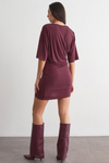 VESTIDO BORDEAUX | JIJIL