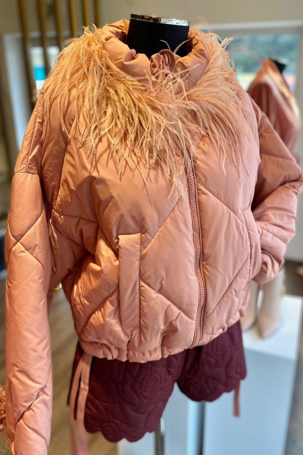 CASACO COM PENAS | TWINSET