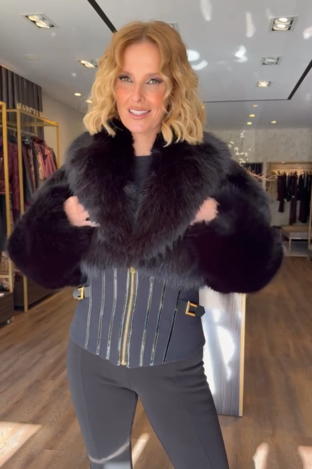 CASACO PRETO | ELISABETTA FRANCHI