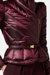 CASACO DE PLUMAS PEPLUM | ELISABETTA FRANCHI