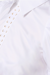 CAMISA BRANCA COM ATILHOS | ELISABETTA FRANCHI