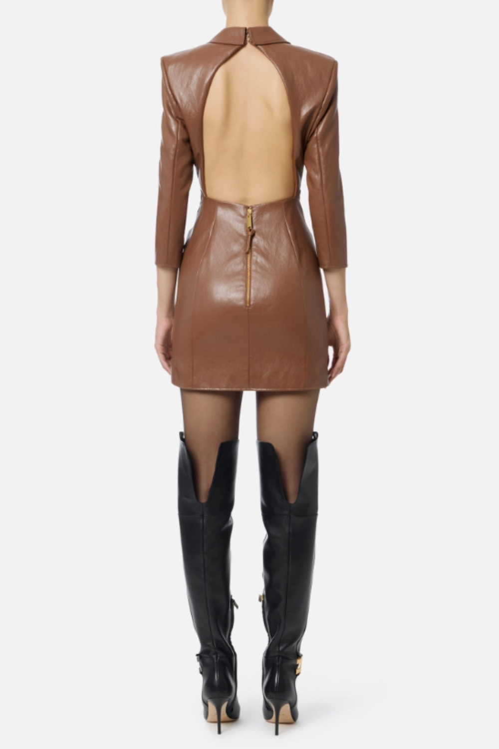 VESTIDO EFEITO COURO | ELISABETTA FRANCHI