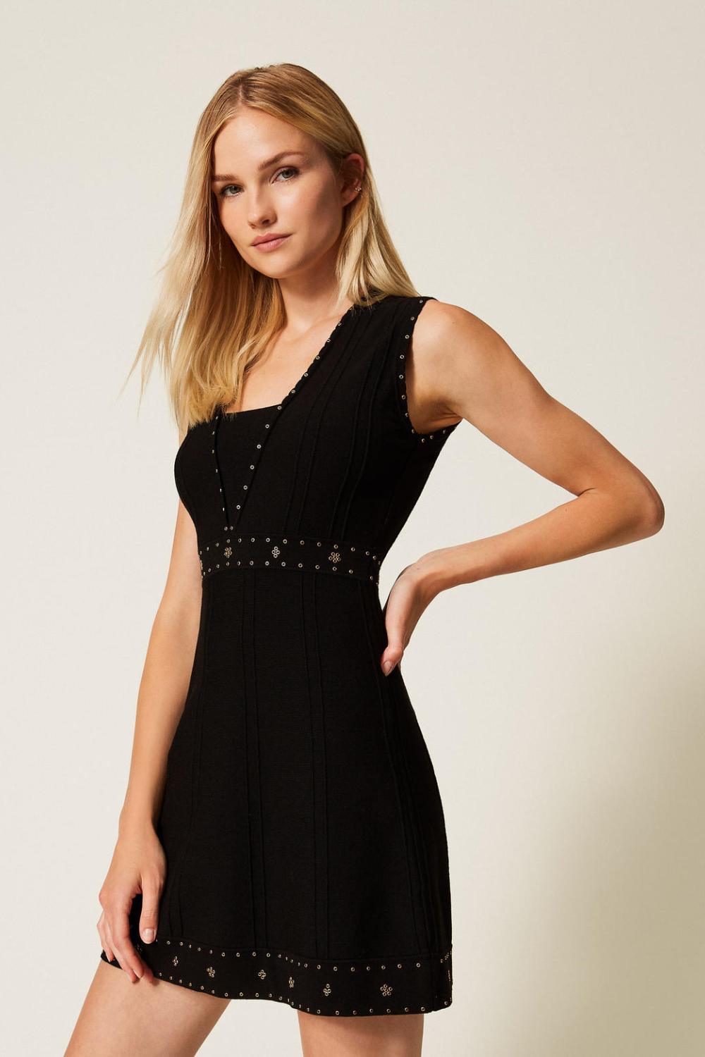 VESTIDO CURTO DE MALHA | TWINSET