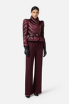 CASACO DE PLUMAS PEPLUM | ELISABETTA FRANCHI