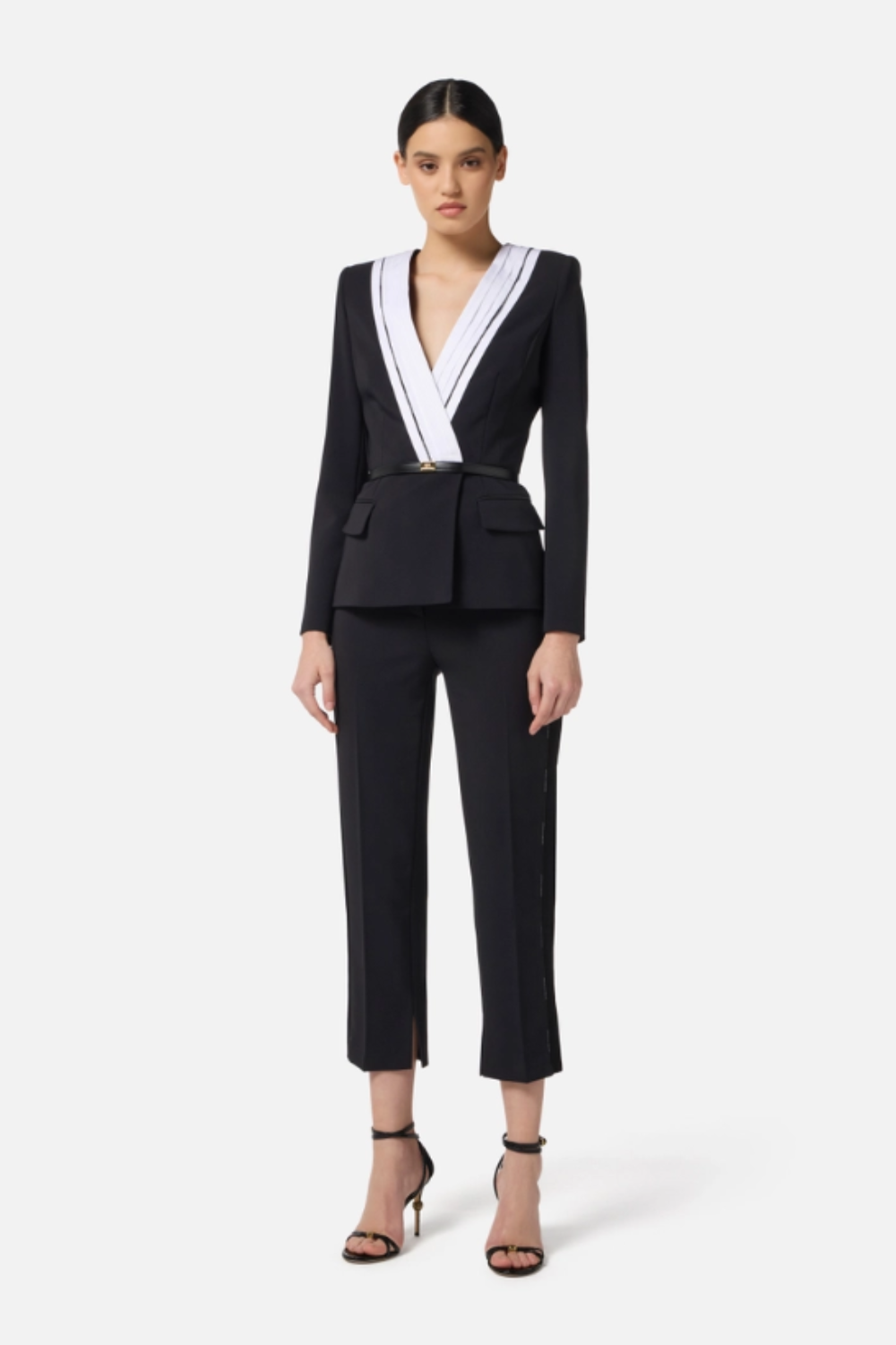 BLAZER COM DETALHES SMOKING | ELISABETTA FRANCHI