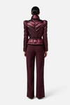 CASACO DE PLUMAS PEPLUM | ELISABETTA FRANCHI