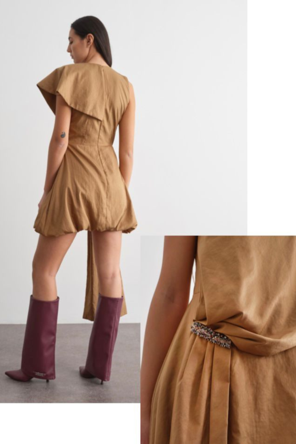VESTIDO DRAPEADO | JIJIL