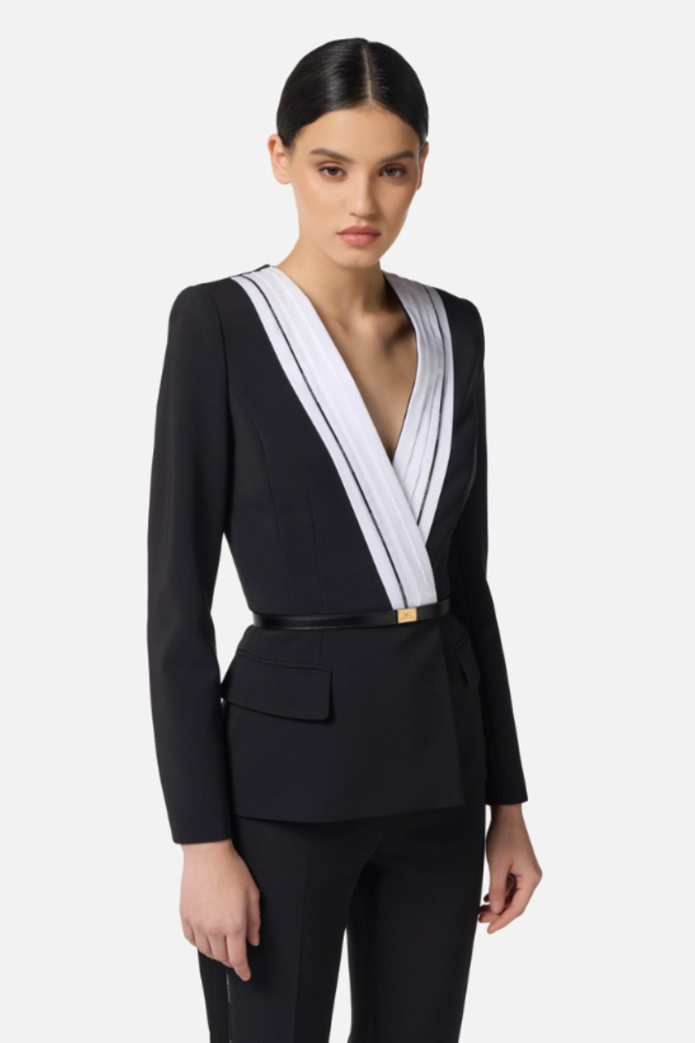 BLAZER COM DETALHES SMOKING | ELISABETTA FRANCHI