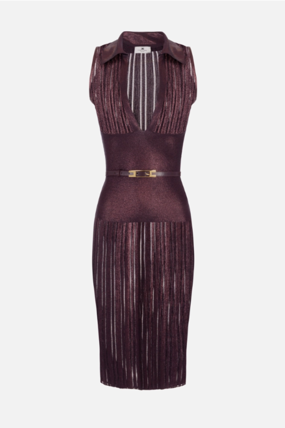 VESTIDO DE MALHA METALIZADO | ELISABETTA FRANCHI