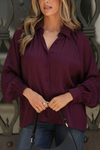 BLUSA FLUÍDA EM TECIDO TEXTURADO | SPACCIO BY CRISTINA