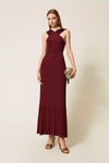 VESTIDO LONGO DE MALHA PLISSADA | TWINSET